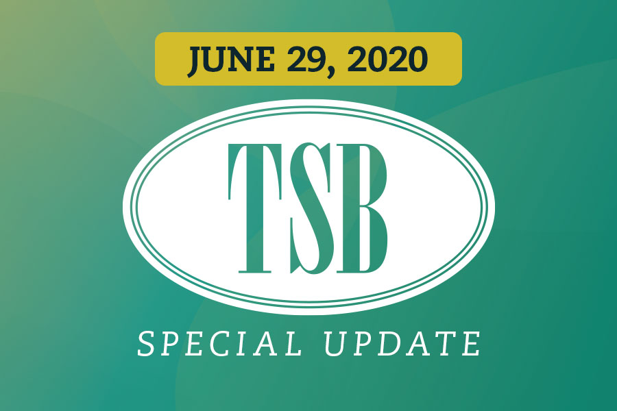June 29, 2020 Special Update 