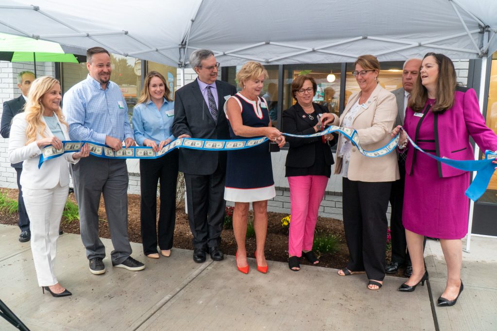 Cutting of the Ribbon of TSB's Newest Branch in Bristol